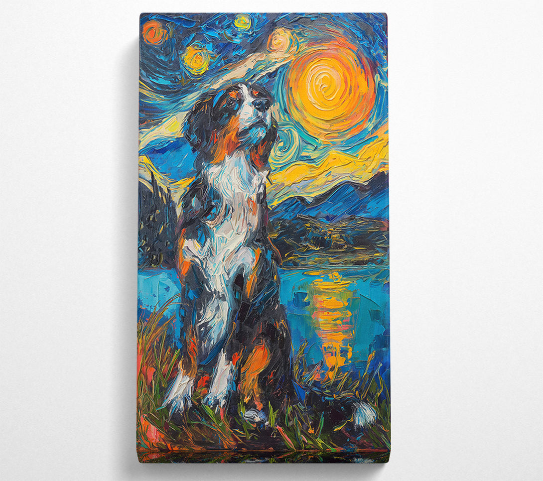  A Canvas Print of Blue Night Dream Canvas Art