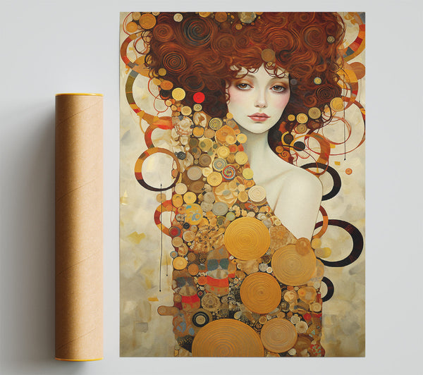 Klimt Swirls Print