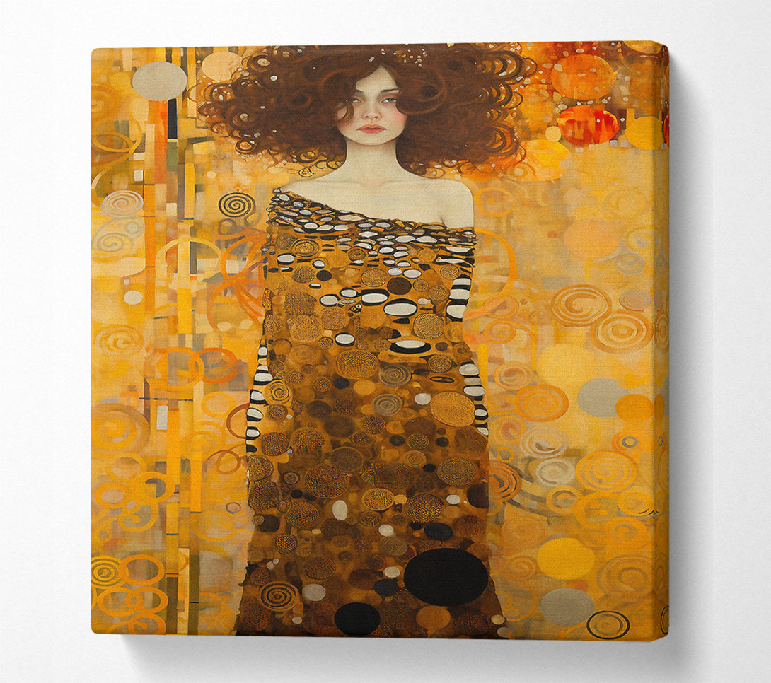  A Canvas Print of Klimt The Lady Canvas Art