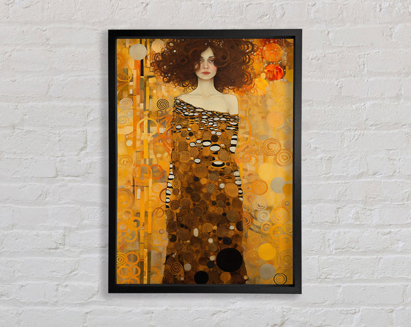 Klimt The Lady Framed Print
