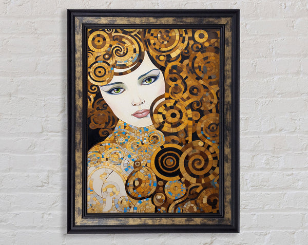Klimt The Woman Framed Print