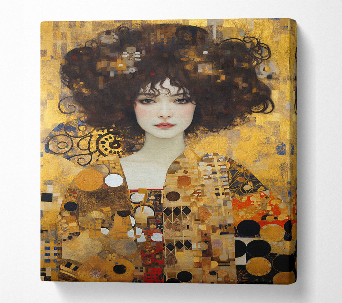  A Canvas Print of Klimtesque Canvas Print