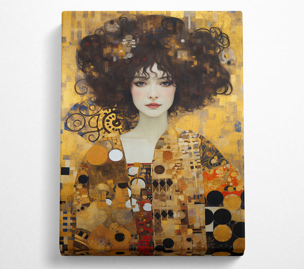  A Canvas Print of Klimtesque Canvas Print
