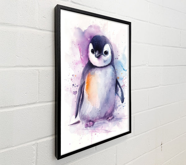 Purple Penguin Splash