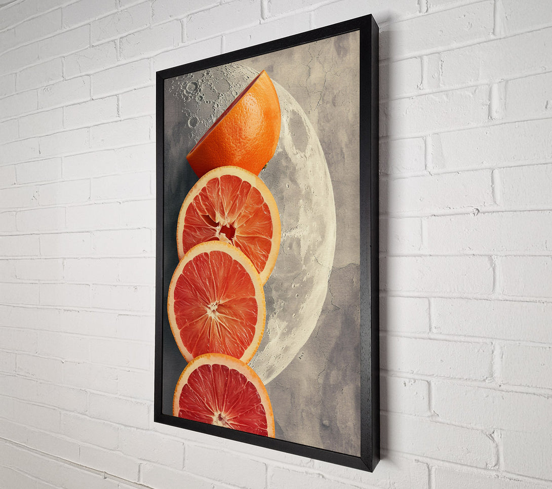  A Canvas Print of Red Moon Citrus Canvas Art