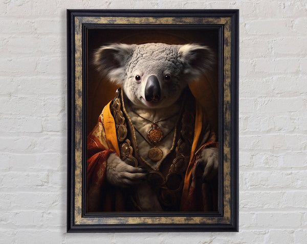 Koala Bear Renaissance Framed Print