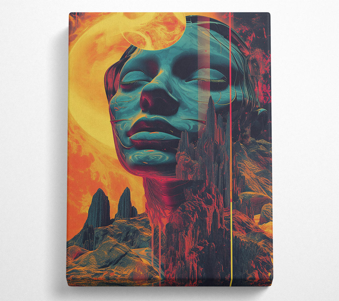  A Canvas Print of Azure Dreamscape Canvas Print