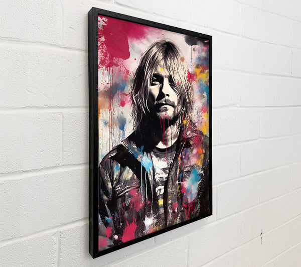 Kurt Cobain Colour Splash
