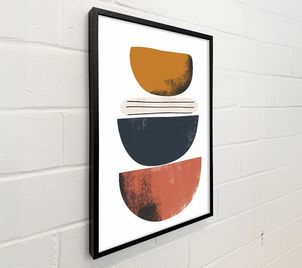 Terracotta Stacked Shapes