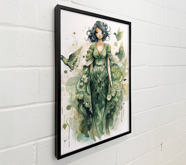 Lady In Green
