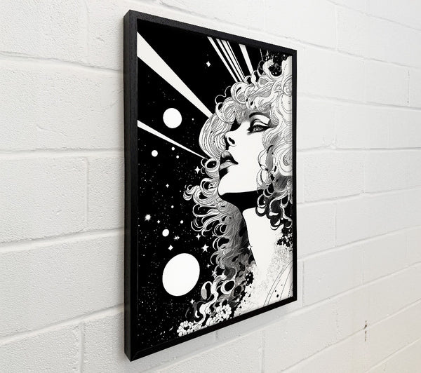 Lady Looking Into Space