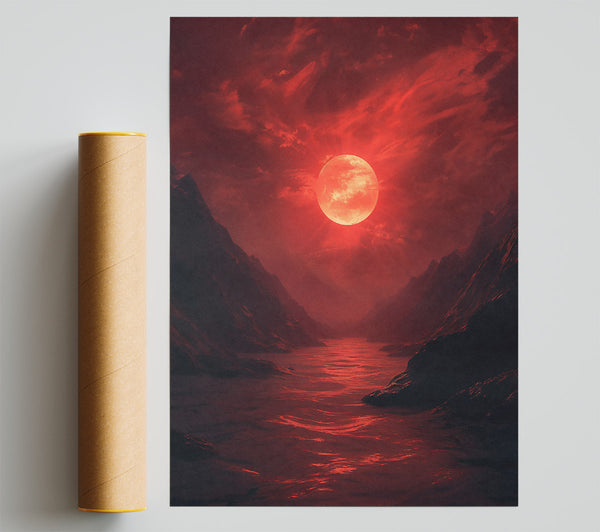 Crimson River'S End Poster