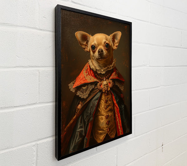 Crimson Canine Majesty