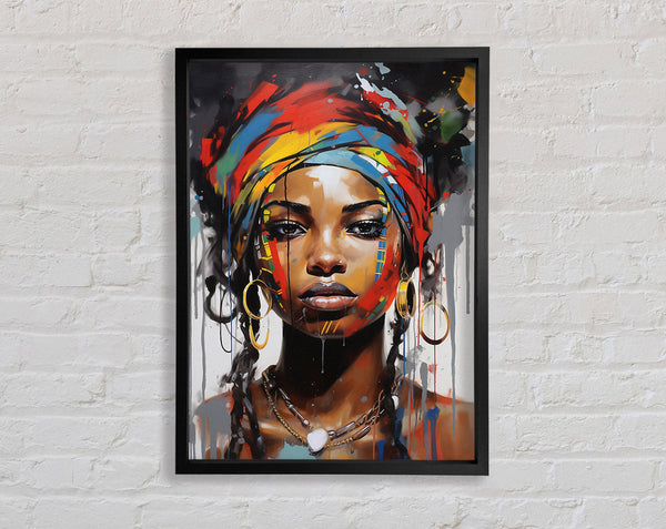 Lady Looking Framed Print