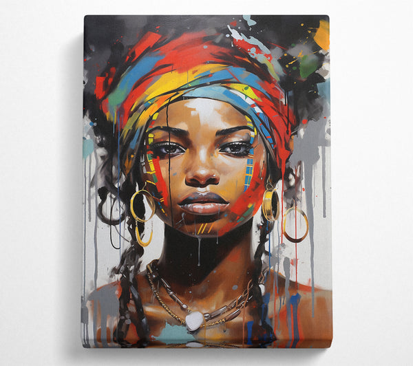  A Canvas Print of Lady Looking Canvas Wall Art