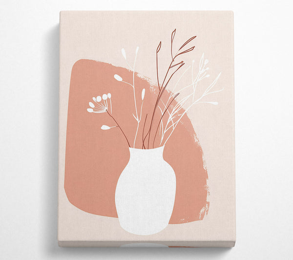  A Canvas Print of Dusty Rose Blooms Canvas Wall Art