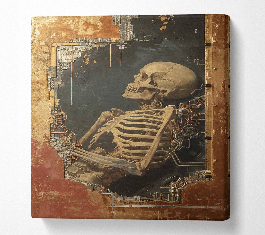  A Canvas Print of Rust And Bone Revival Canvas Print