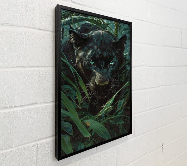 Emerald Eyes In The Black Night.