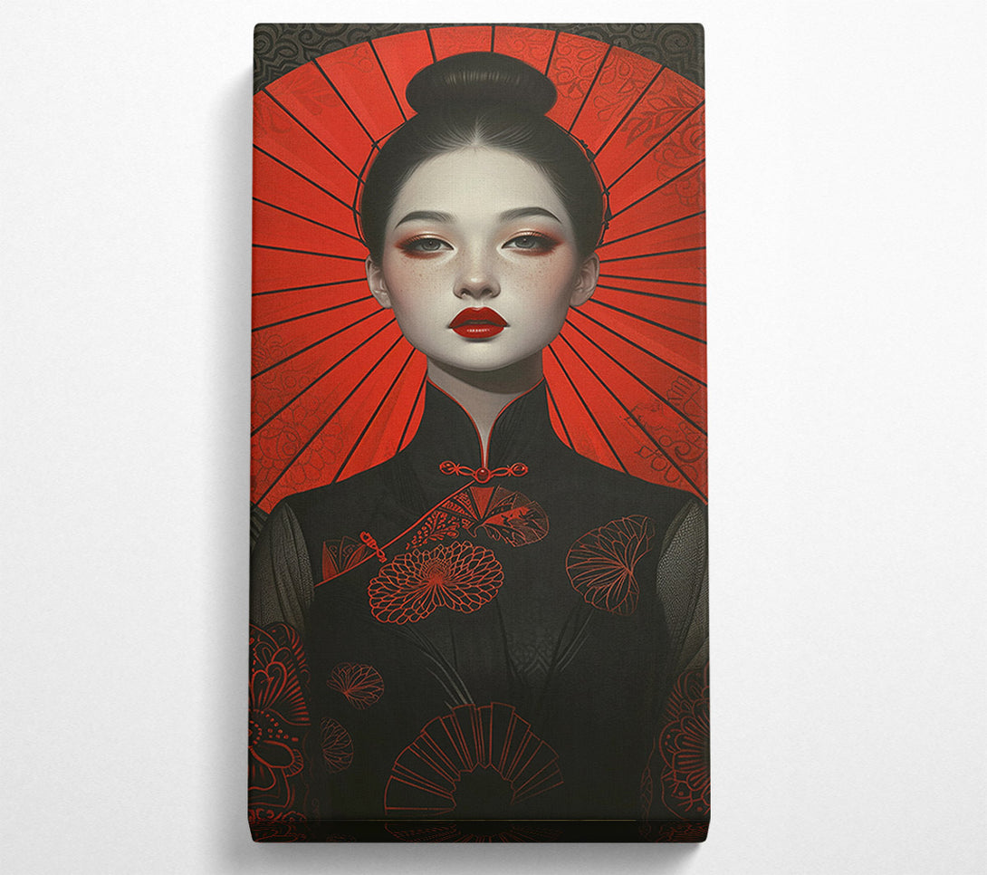  A Canvas Print of Lady With Umbrella Canvas Print