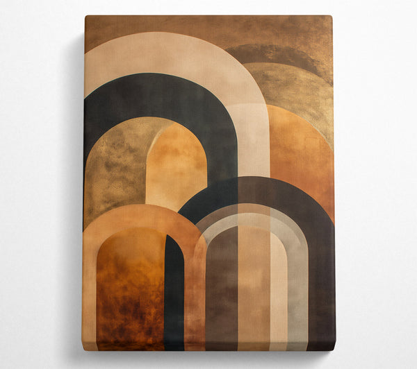  A Canvas Print of Golden Arches Of Time Canvas Print