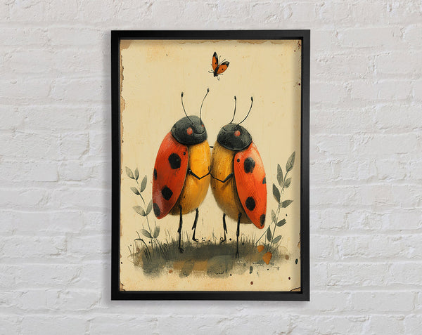 Ladybird Love Framed Print