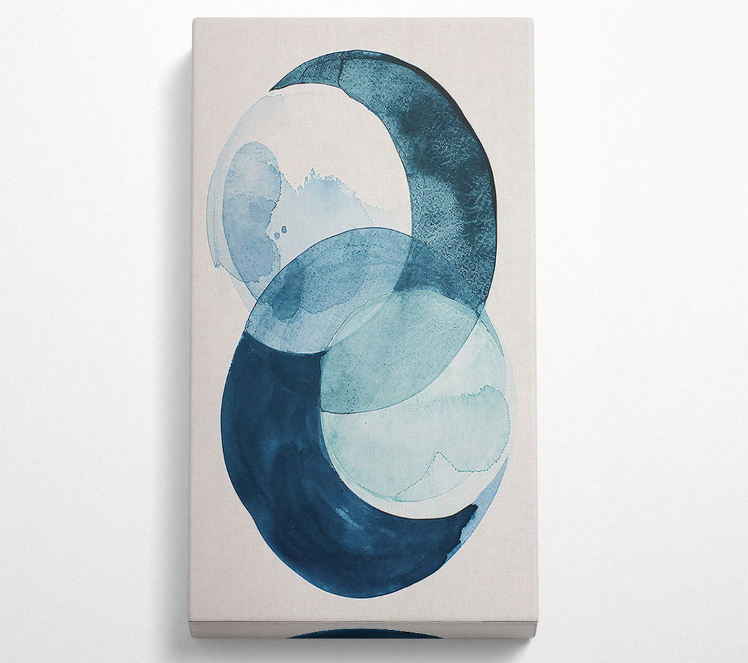  A Canvas Print of Indigo Crescent Dance Canvas Wall Art