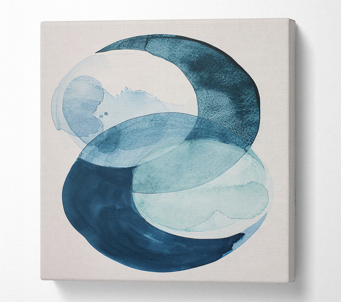  A Canvas Print of Indigo Crescent Dance Canvas Wall Art