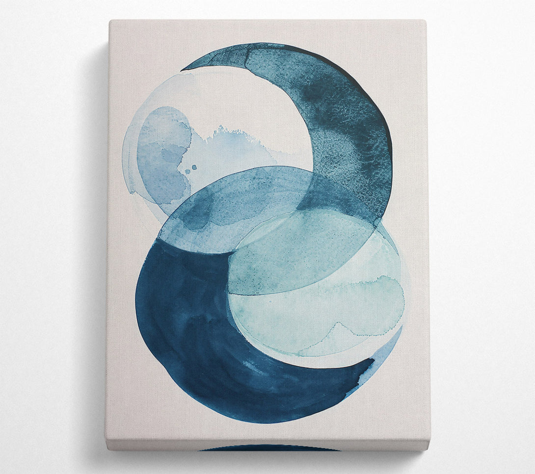  A Canvas Print of Indigo Crescent Dance Canvas Wall Art