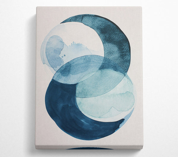  A Canvas Print of Indigo Crescent Dance Canvas Wall Art