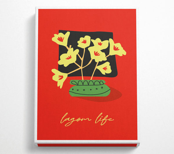  A Canvas Print of Lagom Life Canvas Print