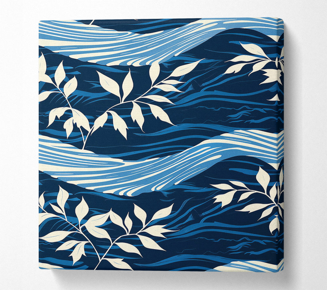  A Canvas Print of Midnight Blue Branches Canvas Wall Art