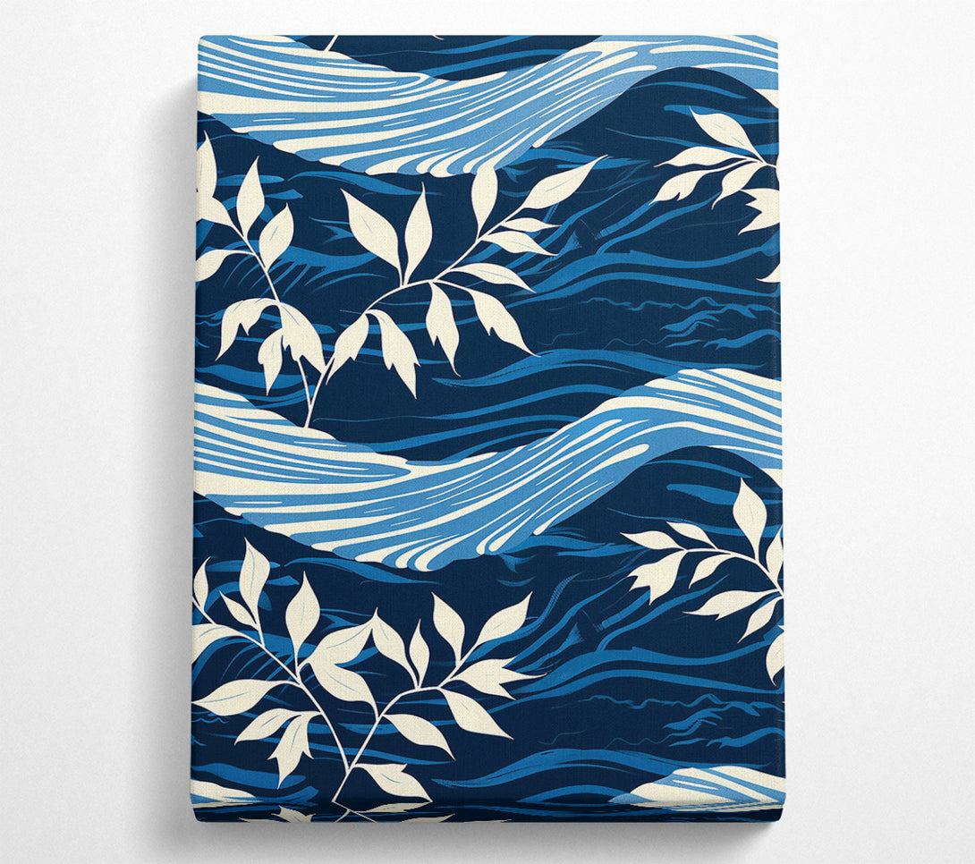  A Canvas Print of Midnight Blue Branches Canvas Wall Art