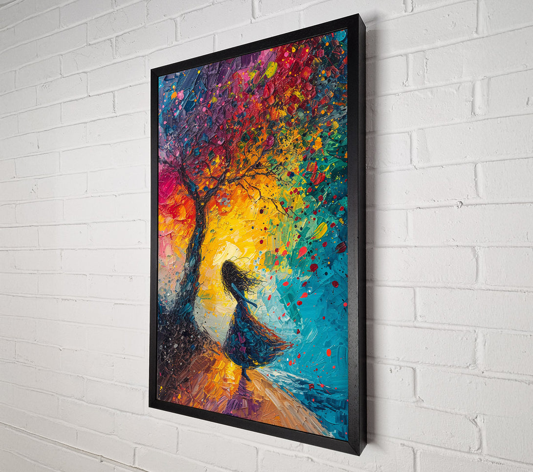  A Canvas Print of Golden Wind Embrace Canvas Print