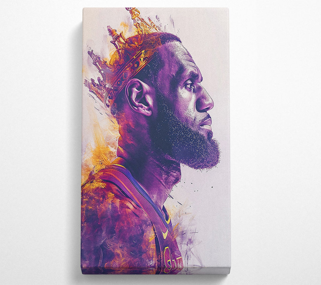  A Canvas Print of Lebron James Crown Canvas Print