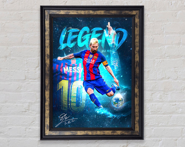 Legend Messi Framed Print
