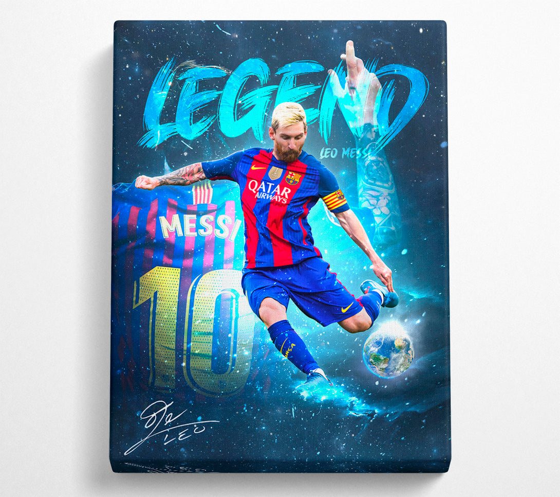  A Canvas Print of Legend Messi Canvas Art