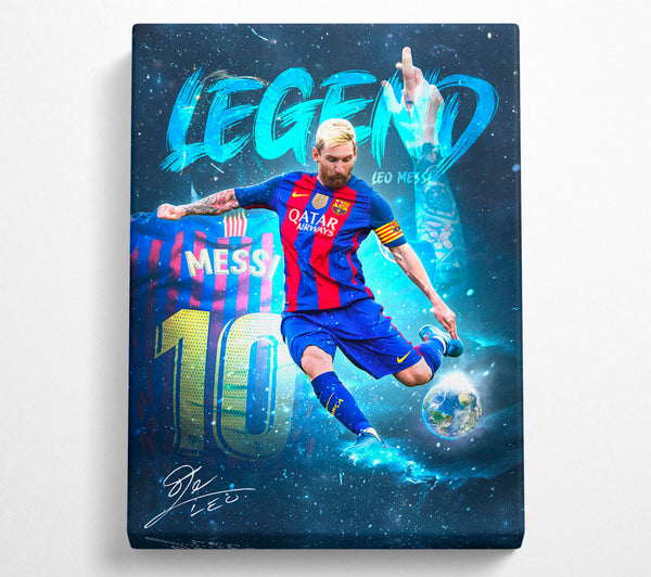  A Canvas Print of Legend Messi Canvas Art