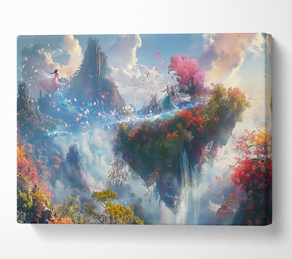  A Canvas Print of Azure Sky Dreamscape Canvas Print