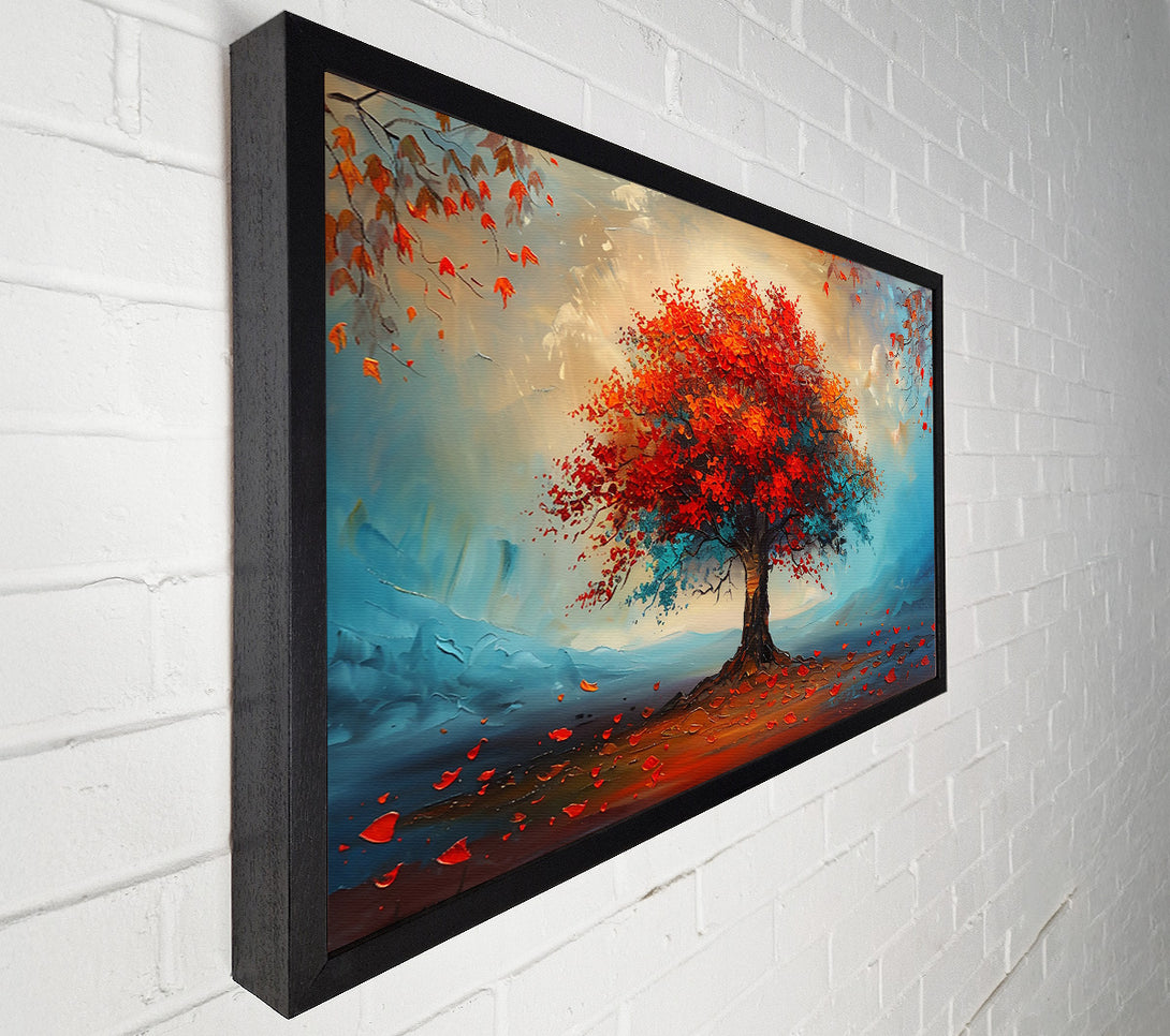  A Canvas Print of Crimson Autumn Dream Canvas Wall Art