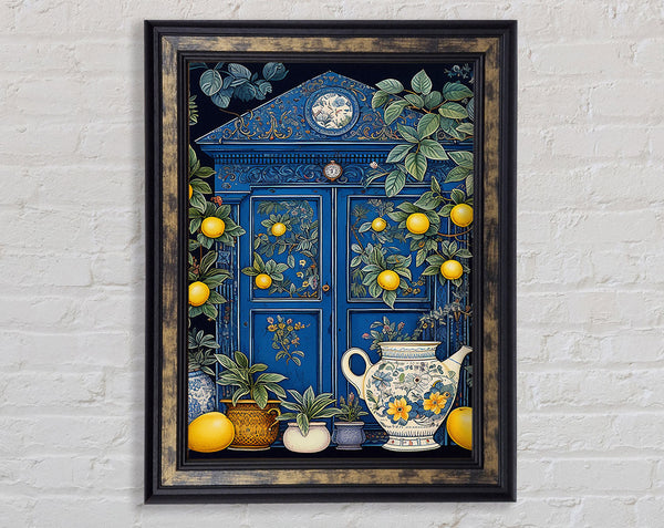 Lemon Tree Kitchen Framed Print