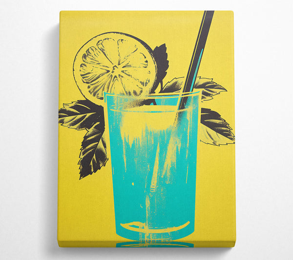  A Canvas Print of Lemonade Retro Canvas Print