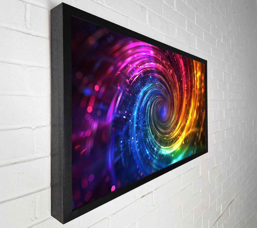  A Canvas Print of Blue Cosmic Vortex Canvas Wall Art