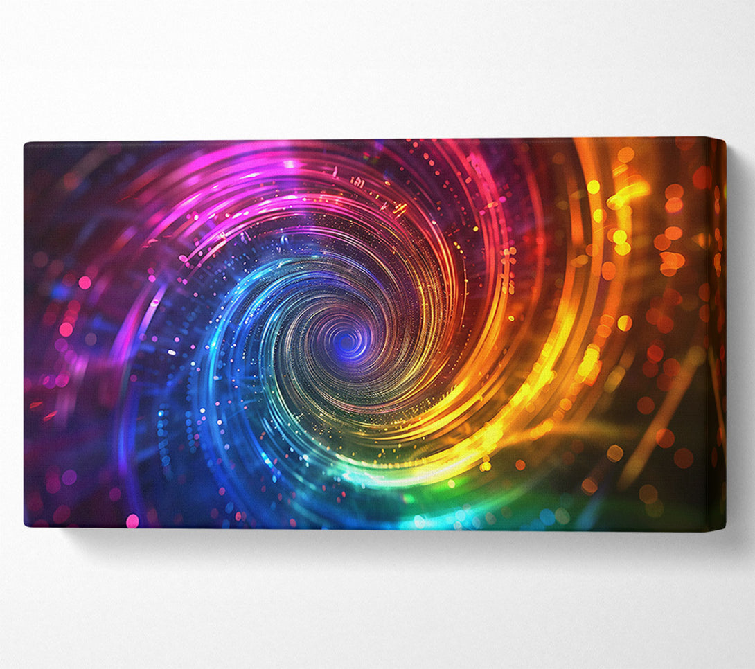  A Canvas Print of Blue Cosmic Vortex Canvas Wall Art
