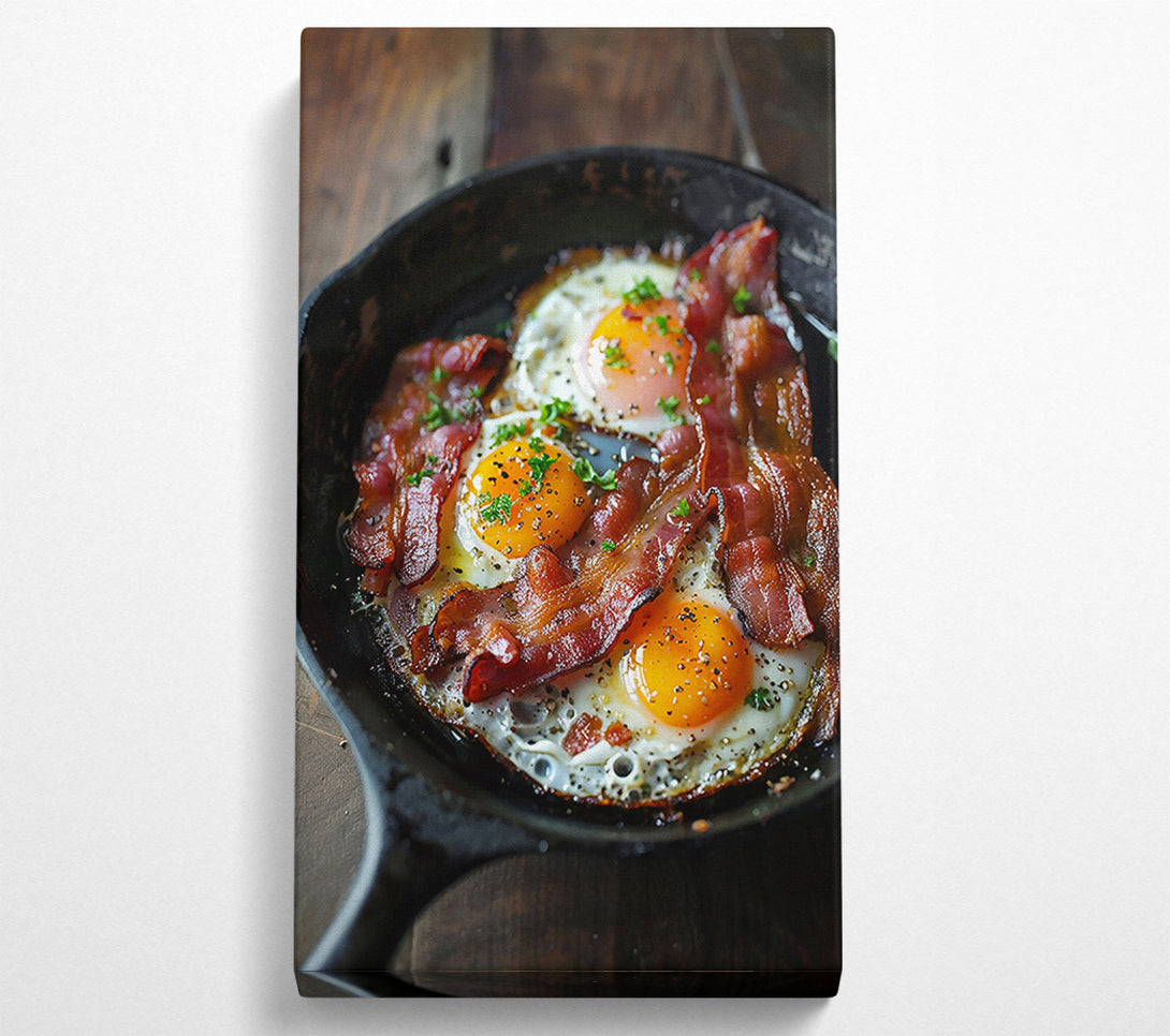  A Canvas Print of Golden Eggs And Bacon Canvas Wall Art