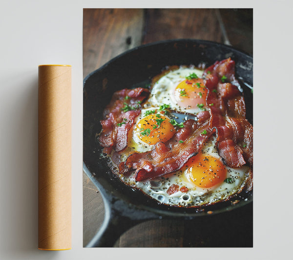 Golden Eggs And Bacon Poster