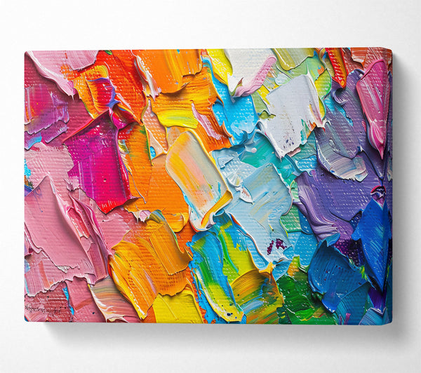  A Canvas Print of Orange Swirl Dreams Canvas Print