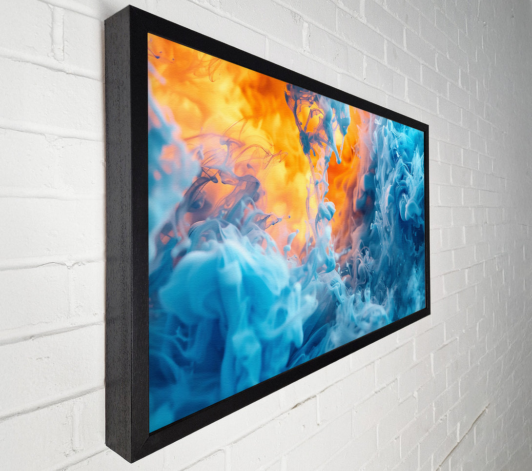  A Canvas Print of Azure Smoke Dreams Canvas Wall Art