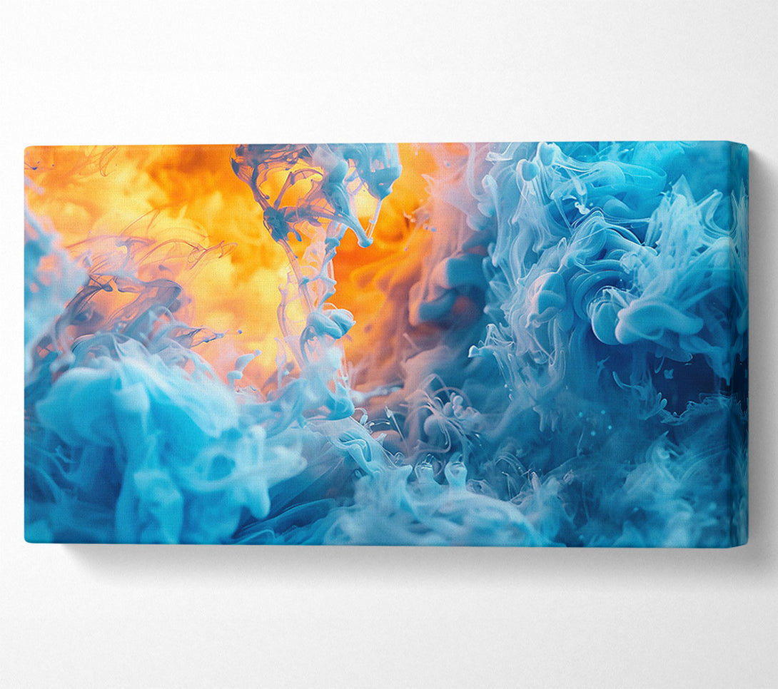  A Canvas Print of Azure Smoke Dreams Canvas Wall Art