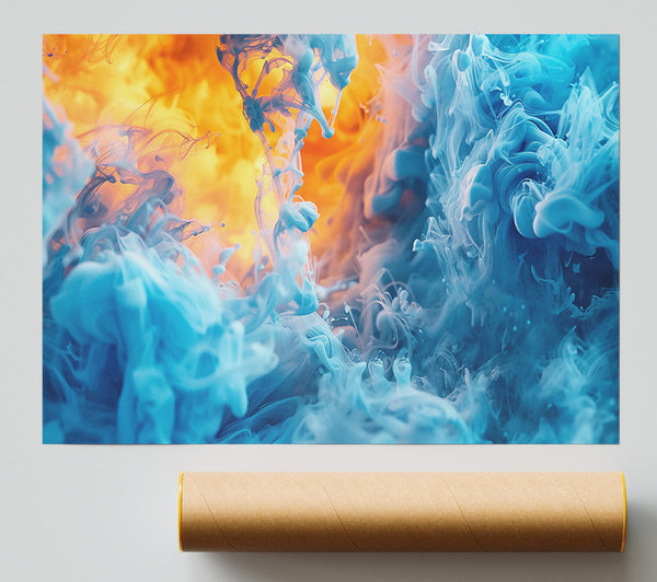 Azure Smoke Dreams Poster