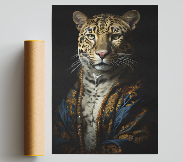 Leopard Renaissance Print